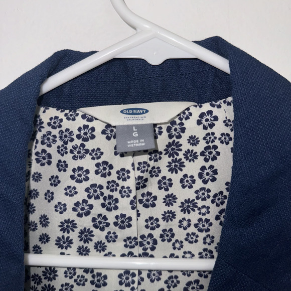 Old Navy Navy Blue Blazer Size L - Picture 3 of 3